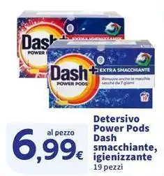 Sigma Detersivo Power Pods Dash smacchiante, igienizzante offerta