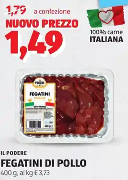 ALDI Il podere fegatini di pollo offerta