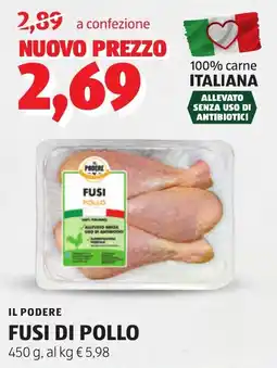 ALDI Il podere fusi di pollo offerta