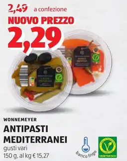 ALDI Wonnemeyer antipasti mediterranei offerta