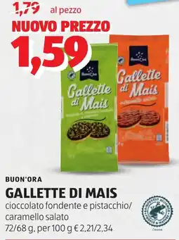 ALDI Buon'ora gallette di mais offerta
