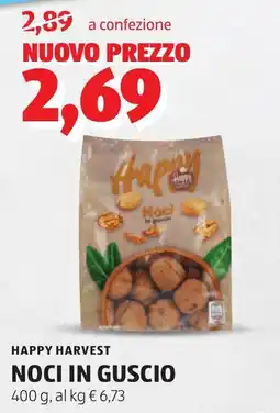 ALDI Happy harvest noci in guscio offerta