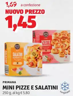 ALDI Primana mini pizze e salatini offerta