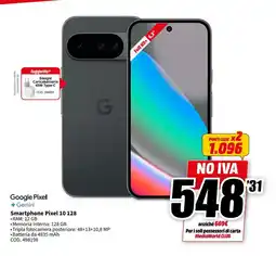 MediaWorld Google Pixel Smartphone Pixel 10 128 offerta