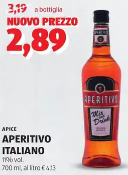 ALDI Apice aperitivo italiano offerta