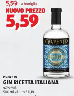 ALDI Momento gin ricetta italiana offerta