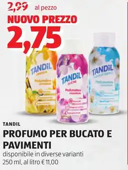 ALDI Tandil profumo per bucato e pavimenti offerta