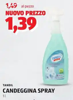 ALDI Tandil candeggina spray offerta