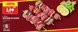 ALDI Il podere spiedini di suino offerta