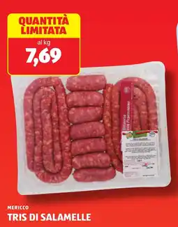 ALDI Mericco tris di salamelle offerta