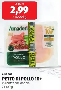 ALDI Amadori petto di pollo 10+ offerta