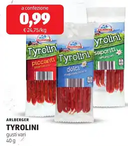 ALDI Arlberger tyrolini offerta