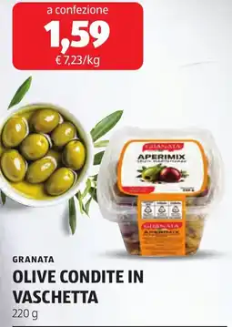 ALDI Granata olive condite in vaschetta offerta