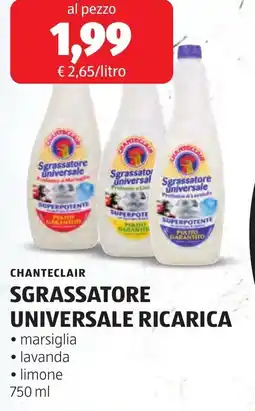 ALDI Chanteclair sgrassatore universale ricarica offerta