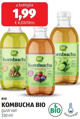 ALDI Bio kombucha offerta
