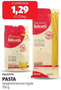 ALDI Felicetti pasta offerta