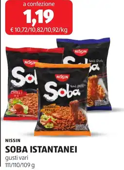 ALDI Nissin soba istantanei offerta