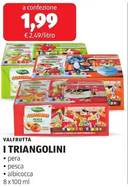 ALDI Valfrutta i triangolini offerta