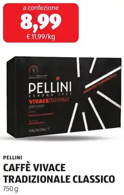 ALDI Pellini caffè vivace tradizionale classico offerta