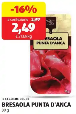 ALDI Il tagliere del re bresaola punta d'anca offerta