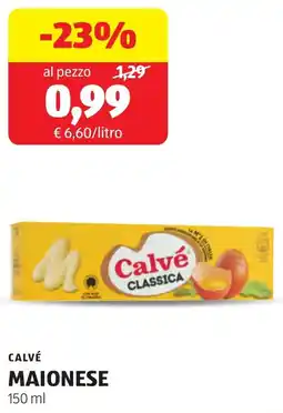ALDI Calvé maionese offerta