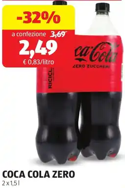 ALDI Coca cola zero offerta