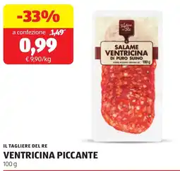 ALDI Il tagliere del re ventricina piccante offerta