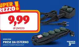ALDI Workzone prese da esterno offerta