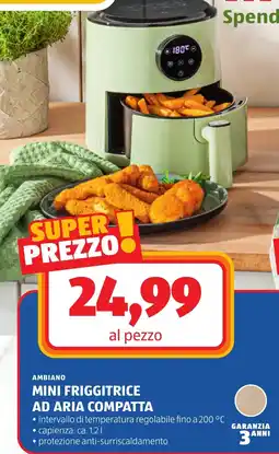 ALDI Ambiano mini friggitrice ad aria compatta offerta