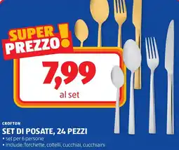 ALDI Crofton set di posate offerta