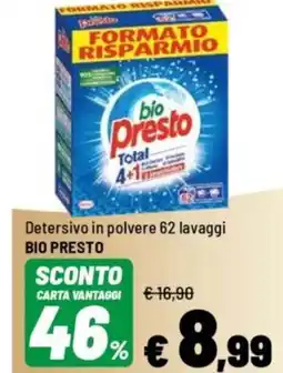Iper La Grande Detersivo in polvere BIO PRESTO offerta