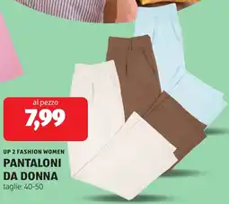 ALDI Up 2 fashion women pantaloni da donna offerta