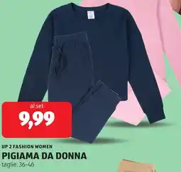 ALDI Up 2 fashion women pigiama da donna offerta