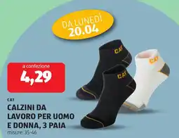 ALDI Cat calzini da lavoro per uomo e donna offerta