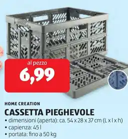 ALDI Home creation cassetta pieghevole offerta
