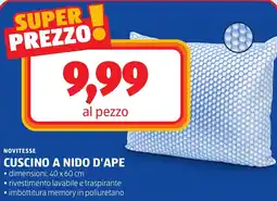ALDI Novitesse cuscino a nido d'ape offerta