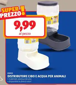 ALDI Romeo distributore cibo e acqua per animali offerta
