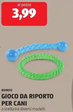 ALDI Romeo gioco da riporto per cani offerta