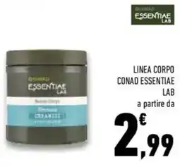 Conad Superstore Linea corpo CONAD ESSENTIAE LAB offerta