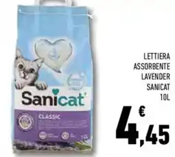 Conad Superstore Lettiera assorbente lavender SANICAT offerta