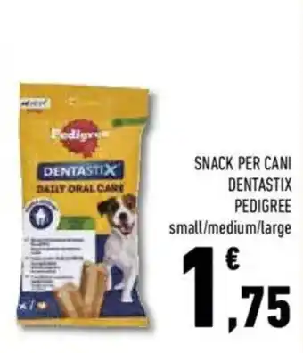 Conad Superstore Snack per cani dentastix PEDIGREE offerta