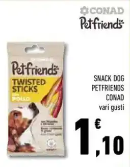 Conad Superstore Snack dog petfriends CONAD offerta