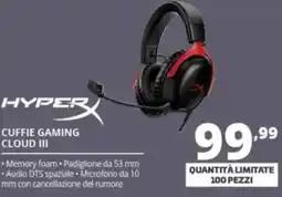 Comet Hyper cuffie gaming cloud III offerta
