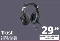 Comet Trust CUFFIE GAMING PER PS4 GXT488 offerta