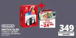 Comet Nintendo switch OLED console +bigben custodia per switch vendita abbinata offerta