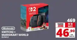 Comet Nintendo switch2+ mariokart world bundle offerta