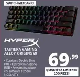 Comet Hyper tastiera gaming alloy origins 60 offerta