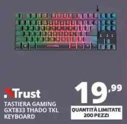 Comet Trust TASTIERA GAMING GXT833 THADO TKL KEYBOARD offerta
