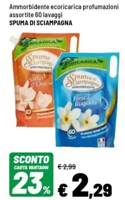 Iper La Grande Ammorbidente ecoricarica SPUMA DI SCIAMPAGNA offerta