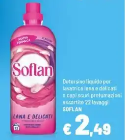 Iper La Grande Detersivo liquido per lavatrice lana e delicati o capi scuri SOFLAN offerta